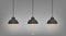Abstract light bulb hanging ceiling lamp for interior decoration idea.