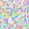 Abstract light colorful vector pixel horizontal technology background. Business backdrop with pixels. Pixelated pattern