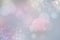 Abstract light pink pastel bokeh background texture with bright soft color circles. Space for your text