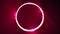 Abstract light stroke circle animation
