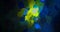 Abstract light yellow point colorful space galaxy grunge luxury nebula pattern with distressed galaxy nebula on dark