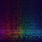 Abstract lights disco background. Multicolor star pixel mosaic .