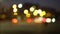 Abstract lights night city bokeh background