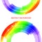 Abstract line rainbow design element . Vector illustration/ EPS