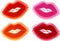 Abstract lips background
