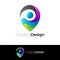 Abstract Location logo and people care design