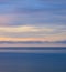 Abstract long exposure shot of sunset