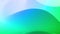 Abstract looped 4k bg, surface with waves. Liquid blue green gradient of paint with internal glow forms hills or peaks