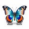 Abstract lovely butterfly background wallpaper