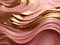 Abstract luxury swirling pink gold background. Gold waves abstract background texture