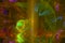 Abstract magic magical colour celestial light fiction generated illuminated relativity dream design magic background