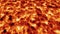 Abstract magma, lava flowing smooth fractal waves background. Fire like backdrop.