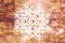 Abstract mandala with sacred geometry