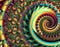 Abstract meditative color fractal background