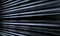 Abstract metal perspective line background in blue grey color