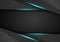 abstract metallic black blue frame sport design concept innovation background.