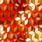 Abstract metallic cubes technology background