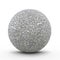 Abstract Metallic Platinum Sphere with Crystals