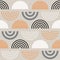 Abstract mid century pattern