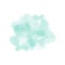 Abstract mint green watercolor water splash