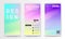 Abstract mockup colorful gradient background roll up concept for your graphic colorful design,