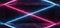 Abstract Modern Alien Club Neon X Shaped Purple Pink Blue Glowing Tube Lines Diagonal Empty Space Dark Grunge Concrete Reflection