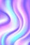 Abstract modern liquid violet background. Soft light spectral colors. Spectacular texture with chaotic waves. Vector.