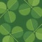 Abstract modern St. Patrick`s Day shamrock design