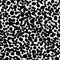 Abstract monochome animal fur seamless pattern illustration