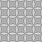 Abstract monochrome pattern with mosaic of distorted squares of