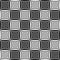 Abstract monochrome pattern with mosaic of distorted squares of