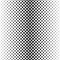 Abstract monochrome vertical heart pattern design