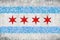 Abstract Mosaic flag of Chicago