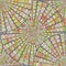 Abstract mosaic geometrics- room intricate interior