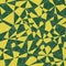 Abstract mosaic pattern with triangles. Seamless vector. Green c