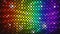 Abstract mosaic rainbow colored glowing squares