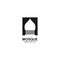 Abstract mosque logo. black texture on white background. simple and unique logos. for symbols, labels, icons of Muslim companies