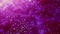 Abstract motion background animation shining particles and magic dust forming in space wave flow with light rays.