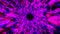 Abstract motion background, flying through pink and purple space tunnel, seamless loop. Animation. Hyper jump through