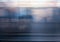 Abstract motion blur of rushing train background