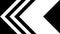 Abstract motion graphics and animated background of black and white triangle and line motion