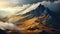 Abstract Mountain Landscape Wallpaper Capturing The Essence Of Nature