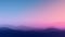 Abstract mountains with colored gradient background