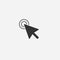 Abstract mouse cursor vector icon