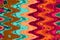 Abstract mulricolored zig zag pattern