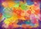 Abstract multi colored aquarelle painted background