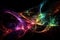 Abstract Multi-Colored Quantum Entanglement in Deep Space: A Stunning Generative AI Artwork
