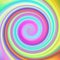 Abstract multi-colored swirl pattern holographic background.