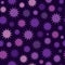 Abstract multicolor star firework background. Circles seamless pattern.