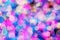 Abstract multicolored background with blur bokeh